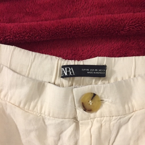 Zara ankle tie cargo pants size Xs - Picture 6 of 8